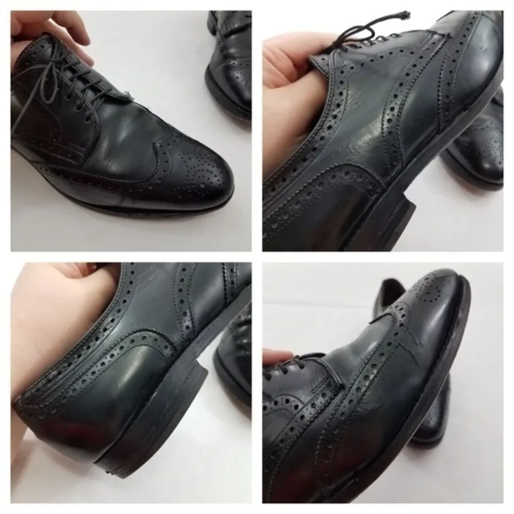Allen Edmonds Concord Oxford Size‎ 8.5 D Black Mens